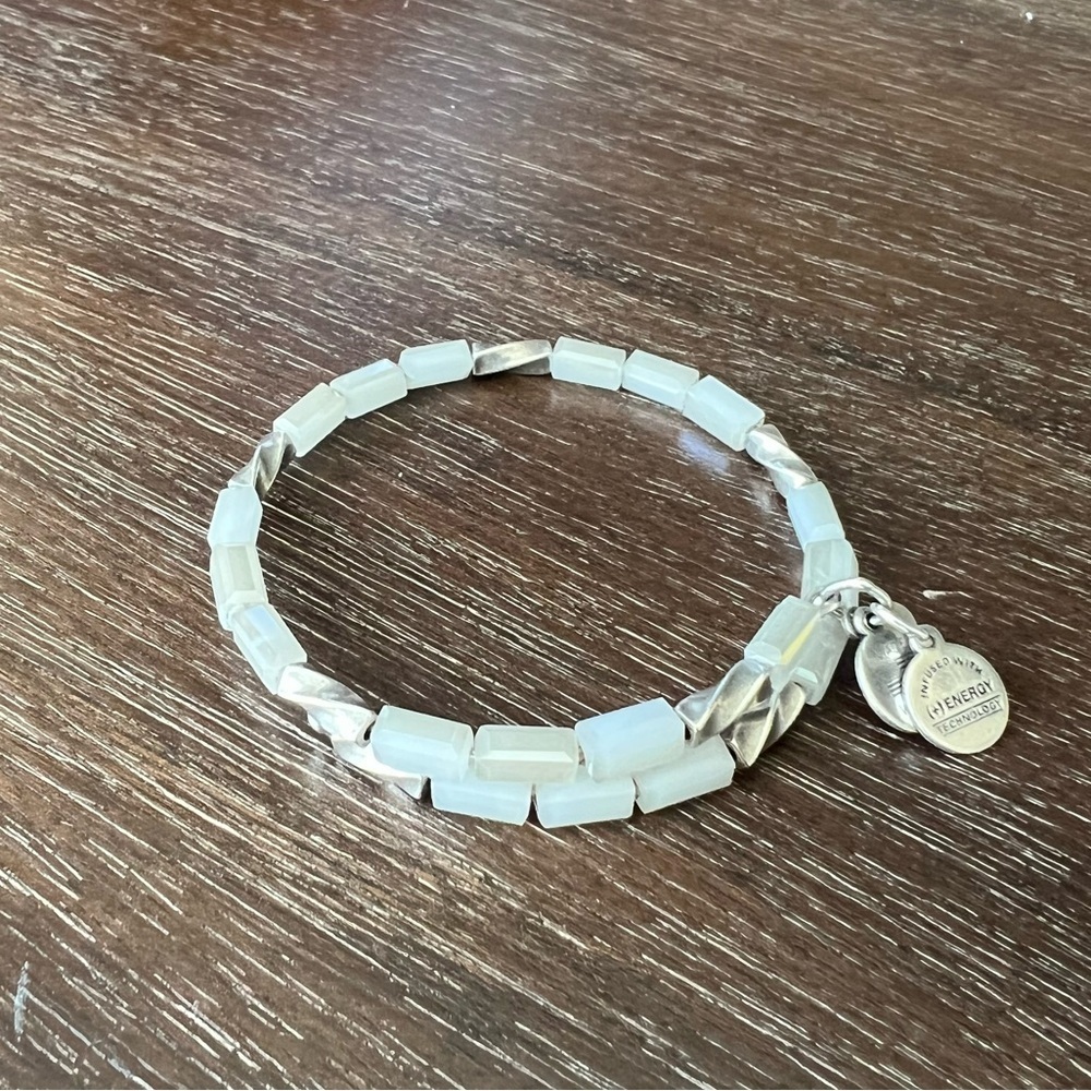 Alex and Ani Silver Allure Wrap Ice Bracelet